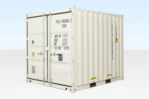 10Ft X 8Ft Shipping Container (One Trip) – White - Image 2