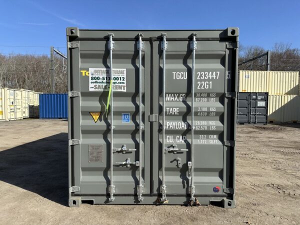 20′ x 8′ x 8.5′ Tall– New Shipping/Storage Container – Wind and Watertight – Gray - Image 2